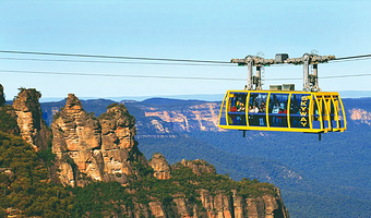 悉尼蓝山国家公园一日游【超值升级 市区酒店接送 三姐妹山 含三段缆车】