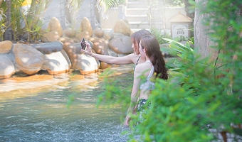 【酒店套餐】中山泉眼温泉酒店、含双人早餐+自助晚宵夜+无限次露天温泉水世界