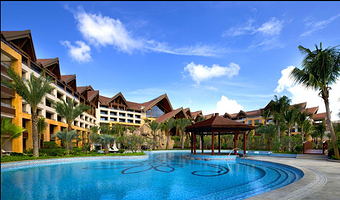 【酒店套餐】三亚海棠湾麓湖酒店+双早+免费使用健身房+户外泳池+蜜月布置