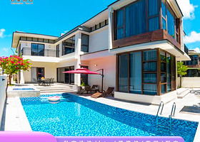 【酒店套餐】广东阳江海陵岛十里银滩海边沙滩别墅+KTV+烧烤炉+自动麻将机+厨房厨具+管家服务