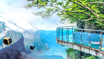 天门山国家森林公园一日游【含往返索道 精华日游+奇幻夜游 可选8人团/私家团 赏奇楼 看星空】