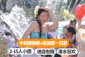 中国科学院西双版纳热带植物园+傣族园一日游【2-15人小团+集团自营+0购物无套路+货真价实+泼水狂欢】