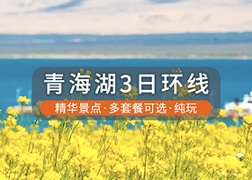 青海湖+茶卡盐湖+祁连草原三日游【旅游包车自由行|打卡网红双湖+祁连|无购物无推销真纯玩|西宁主城区可接】