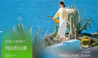 石林风景区+丽江千古情+蓝月谷+双廊+理想邦六日游【纯玩0购0自费|雪山大索|4钻+5钻|海星号游轮游洱海】
