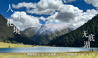 迪庆无底湖一日游【商务纯玩小团ღ香格里拉+徒步人间秘境苔藓路段小众休闲】