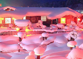 中国雪乡+大秃顶子山一日游【8人团可选◆雪地摩托◆冰雪画廊◆】