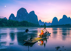 桂林桂海晴岚四日游【商务跟团游 尧山+山水间+赠送夜游四湖+兴坪三星/四星游船+遇龙河竹筏+象鼻山】