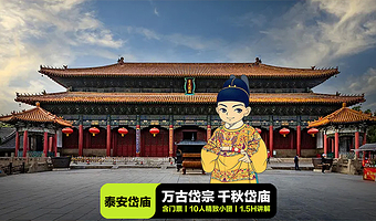 泰安岱庙·凤凰说·门票1.5H讲解·精致小团