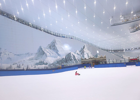 【酒店套餐】成都融创花间阁·踏雪1晚+双人热雪奇迹3小时初级道滑雪+青城山前山票+白蛇一念演出票+权益+双早