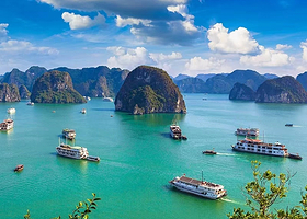 下龙湾+河内大教堂四日游【北越纯玩无购物+河内火车街+特色澳洲龙虾宴+越南皇帝簸箕餐】