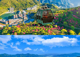 【2大1小晚餐套票】新兴翔顺象窝酒店住1晚+园区门票+单次双程缆车+云泉谷门票+早餐+晚餐+茶园观光车+博物馆