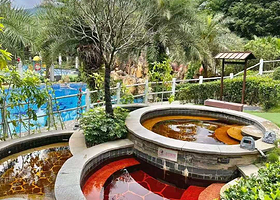 【可加购晚餐】广州三英温泉度假酒店住1晚+2人无限次温泉+自助早餐+各种网红打卡点