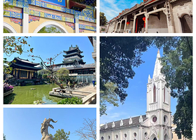 【私家团】广州陈家祠+广州塔+深圳世界之窗+珠海港珠澳大桥游三日游【上门接送＋永庆坊＋中英街＋珠海渔女R7】