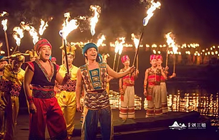 广西桂林《印象刘三姐》山水实景演出【多坐席可自由选择/阳朔县城酒店可接送/演出时长70分钟】