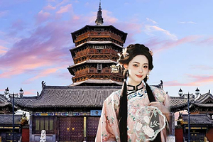 太原出发应县木塔+悬空寺+云冈石窟双汽一日游