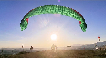 黄山宏村国际滑翔伞基地一日游【滑翔伞/动力滑翔伞/三角翼飞行体验/极限运动】