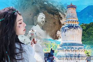 大同云冈石窟+悬空寺+应县木塔+五台山二日游【赠送景交·天天发班·舒适酒店】