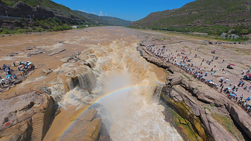 陕西黄河壶口瀑布一日游（2~8人私家团·三环内酒店接送·陕北窑洞游览）
