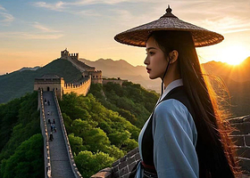 北京慕田峪长城+颐和园+圆明园一日游【含摆渡车/可选上门接/可选含午餐/车览清北/鸟巢散团】