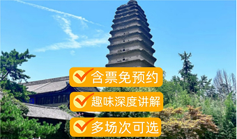 西安西安博物院+西安小雁塔(荐福寺)一日游【含门票/大咖1.5-2H人工讲解/含耳机】