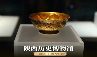 西安陕西历史博物馆本馆+珍宝馆【含门票预约+2.5小时大咖讲解配蓝牙耳机】