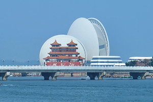 珠海渔女+珠海大剧院+圆明新园+唐家湾古镇一日游【望桥驿站观港珠澳大桥+生蚝主题餐|深圳出发＋私家团上门接送】