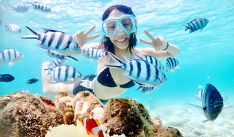 芭提雅萨美山一日游／浮潜+海钓／快艇拼船+包船／酒店接送／海鲜餐／照片全送／精品小团出海一日游／小众海岛