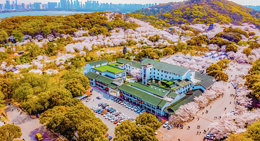 【酒店套餐】住太湖鼋头渚风景区内★无锡樱花山庄1晚 +双早+双人鼋头渚景区门票