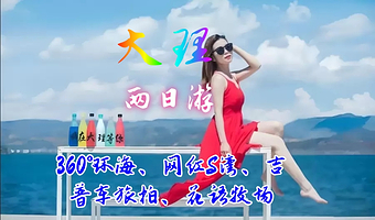 丽江大理古城+洱海二日游【商务纯玩+360°环海+网红S湾】