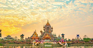 【五钻周末不加价】淮安开元名都大酒店+双早+双人淮安西游乐园门票