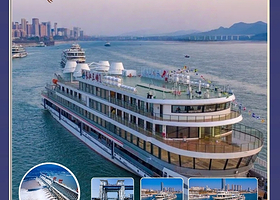 宜昌交运两坝一峡游船+三峡大坝旅游区一日游【含午餐+过葛洲坝船闸+赠送耳麦&每天发团】