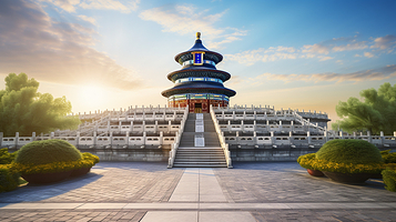 北京天坛公园+恭王府+北海公园+什刹海风景区一日游【含门票+往返车费+导游丨可接五环内/含餐】