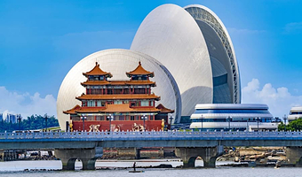 【私家团】上门接送+豪华游轮海上观港珠澳大桥+桥底穿过大桥+日月贝+珠海渔女+圆明新园一天游+含午餐+东莞出发