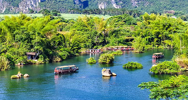 【私家团~崇左起止】崇左靖西3日游~德天跨国瀑布+峒那屿湾+明仕田园+百色通灵大峡谷+鹅泉+渠洋湖~畅享自由~