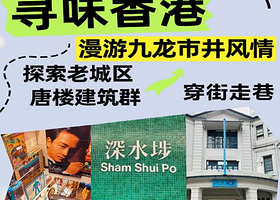 15人小团丨寻味香港，漫游九龙市井风情半日游【油麻地果栏+鸭寮街+品尝港式下午茶丨赠保险】