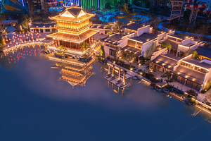 【酒店套餐】婺女洲度假区内自选酒店住宿+2人门票+2早+2人演出票+射箭+游船+光影+非遗打铁花+免费停车