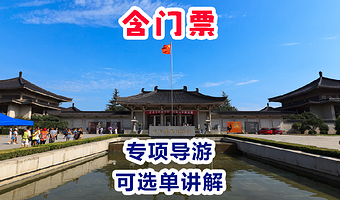 【门票+讲解】陕西历史博物馆基本馆+珍宝馆 双馆大咖精讲 降噪耳机配用丨多套餐可选