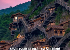 【酒店家庭套餐】望仙谷仙宿/仰仙村复式山景房住宿1晚+120元早茶券+3人门票+篝火晚会+景区内接送+免费停车