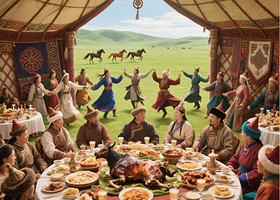 蒙古草原诈马宴$蒙古族皇室盛宴