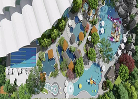 【酒店套餐】2大1小瑞麟湾温泉水乐园+私汤大床1晚+早餐+私汤