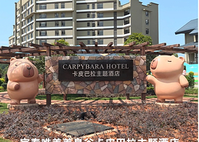 【酒店套餐】丰城唯美卡皮巴拉主题酒店元气套房住宿+2大1小（早餐+大马戏/水乐园/动物园）+免费停车