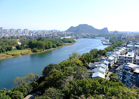 象鼻山景区+东西巷+大圩古镇+漓江古东景区-古东瀑布景区一日游【桂林一日游 Wu】