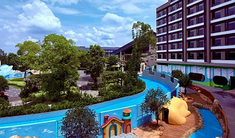 【酒店套餐】亲子嘉年华★秋冬热卖★丰城唯美卡皮巴拉主题酒店住宿1晚+2大1小（早餐+温泉+动物园+大马戏）