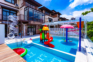 【酒店套餐】佛山美的鹭湖别墅+KTV+自动麻将机+泳池乐园+厨房厨具+管家服务