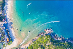 【下楼即沙滩！住海景房】深圳丽呈豪方酒店住1晚+2人早餐+东涌沙滩门票2张(入住期间不限次)+酒店免费停车