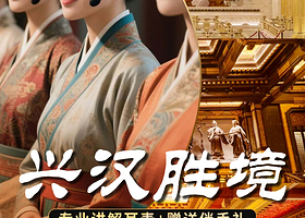 兴汉胜境+汉颂演出+导游深度讲解2小时（赠伴手礼）