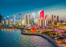 浮山湾夜游出海观光+啤酒畅饮+灯光秀