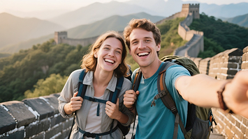 北京八达岭长城+鸟巢(国家体育场)一日游【6人小拼团】北京八达岭长城+（赠鸟巢水立方）外景一日活动】