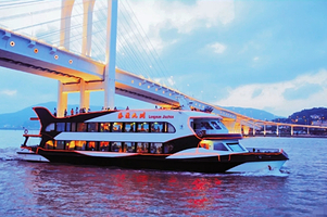 【私家团+中山珠海纯游玩线路】豪华游轮海上观港珠澳大桥+孙中山故居+珠海大剧院+珠海渔女一天游<深圳接送>