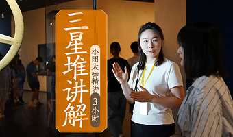 三星堆博物馆讲解【20人团+精讲3小时+无线耳麦|陈列馆+修复馆|可选含门票套餐】